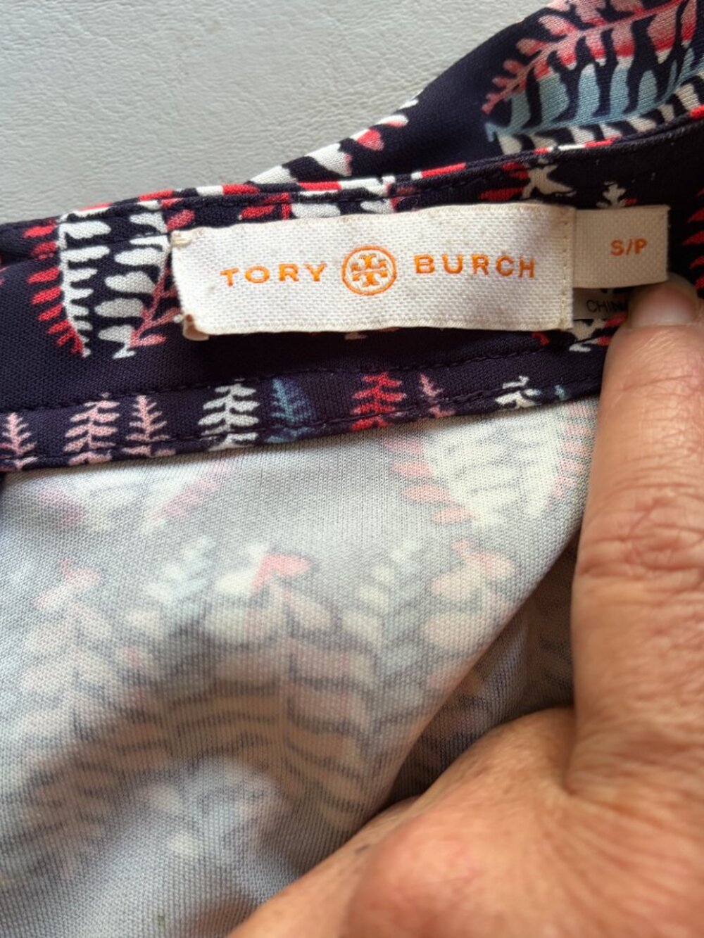 Tory Burch Fantasy Printed Mini Dress Size Small - Picture 6 of 7